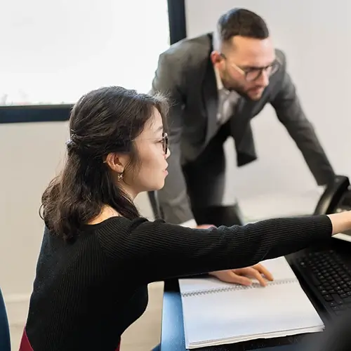 Dongxia Jiang au travail