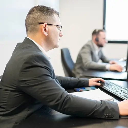 Gregory Gerez au travail