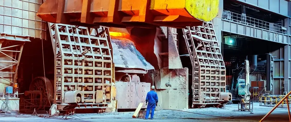 Une fonderie en fonte en Chine