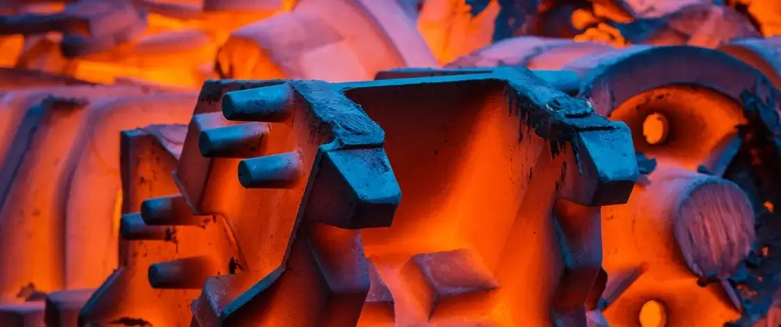 Production de pièces de fonderie en fonte