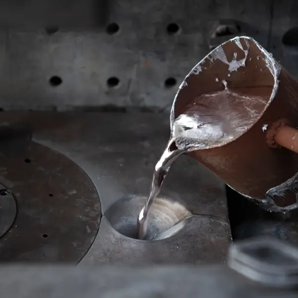 Production de pièces de fonderie en gravité