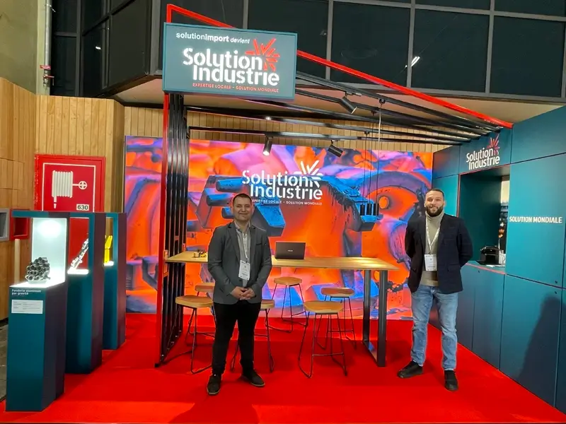 L'équipe au Salon Global industrie