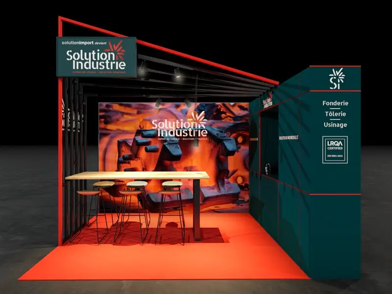 Design du stand au Salon Global industrie